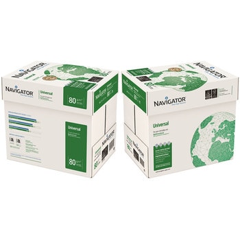 Navigator Universal A4 80gsm White 2 x Boxes of Paper - 5000 sheets