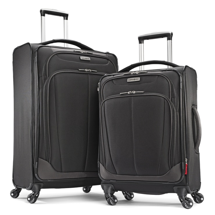 Samsonite Movelite Extreme 75cm + 56cm 2 Piece Suitcase Set in Black | Costco UK