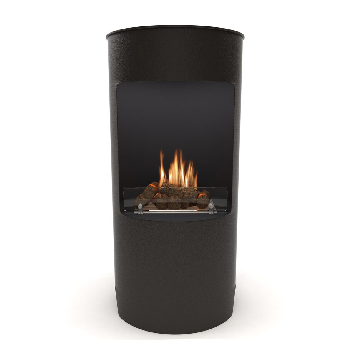 Imagin Fires Stow BioEthanol Real Flame Fireplace + 6 x 1L Bottle of