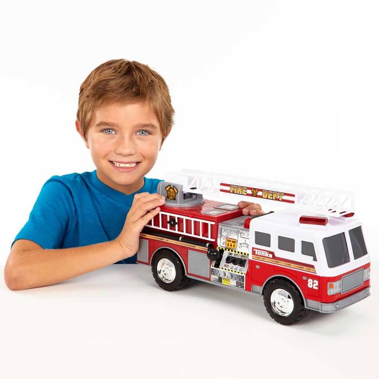 6.5 Inch (16.5cm) Tonka Mighty Motorised - Fire Engine (3+ Years)