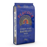 Peacock Finest Pure Basmati Rice, 20kg