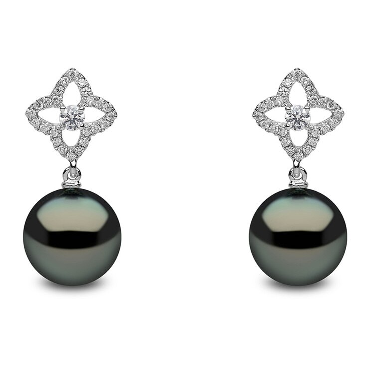 Black pearl earrings costco on sale