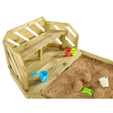 Plum Premium Wooden Sand Pit and Bench (3+ Years)