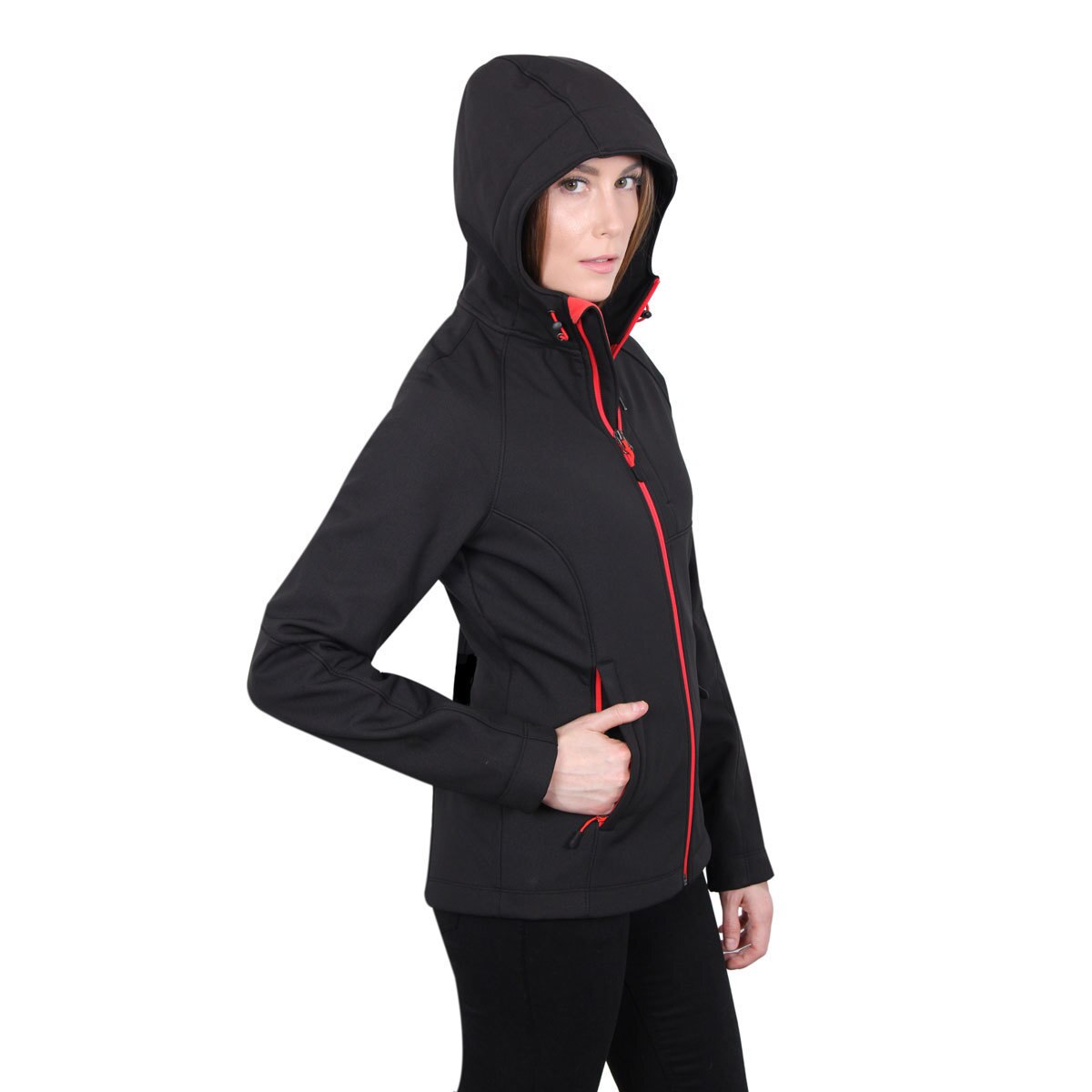 Kirkland Signature Women's Softshell Jacket, Black Small Costco UK