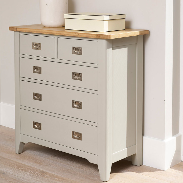 Bordeaux Painted 5 Drawer Chest Costco UK