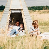 Plum (2.3m) Great Wooden Teepee Hideaway (3+ Years)