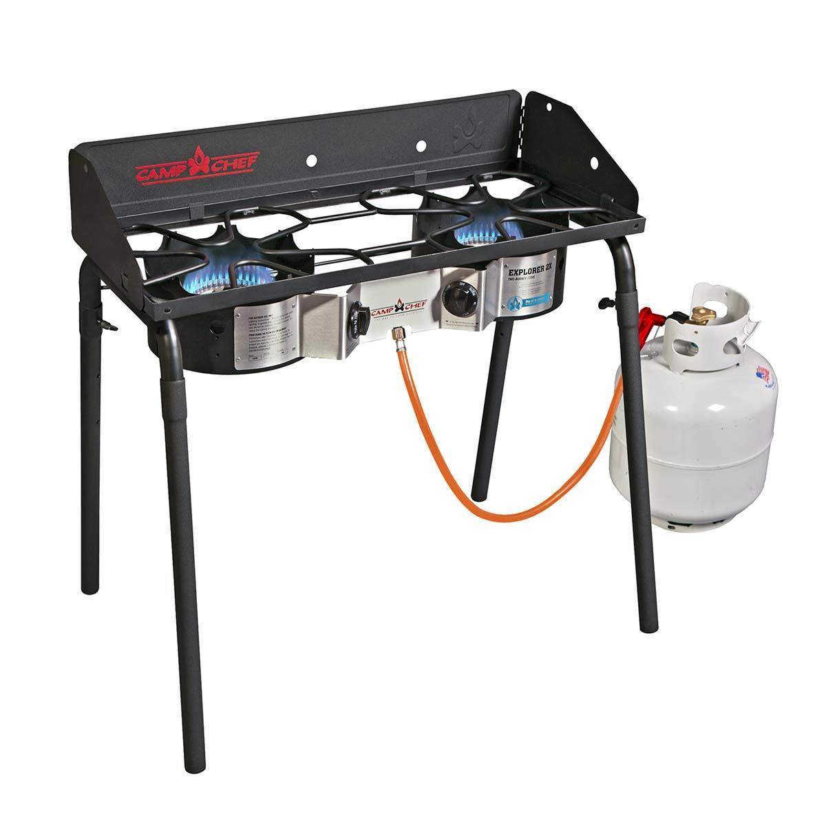 Camp Chef Explorer 2 Burner Camp Stove with Griddle