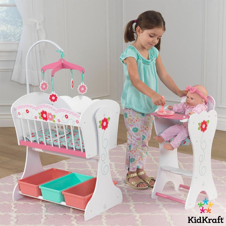 Kidkraft Sweet Roses Doll Furniture 3 Years Costco Uk Kidkraft Sweet Roses Doll Furniture 3 Years