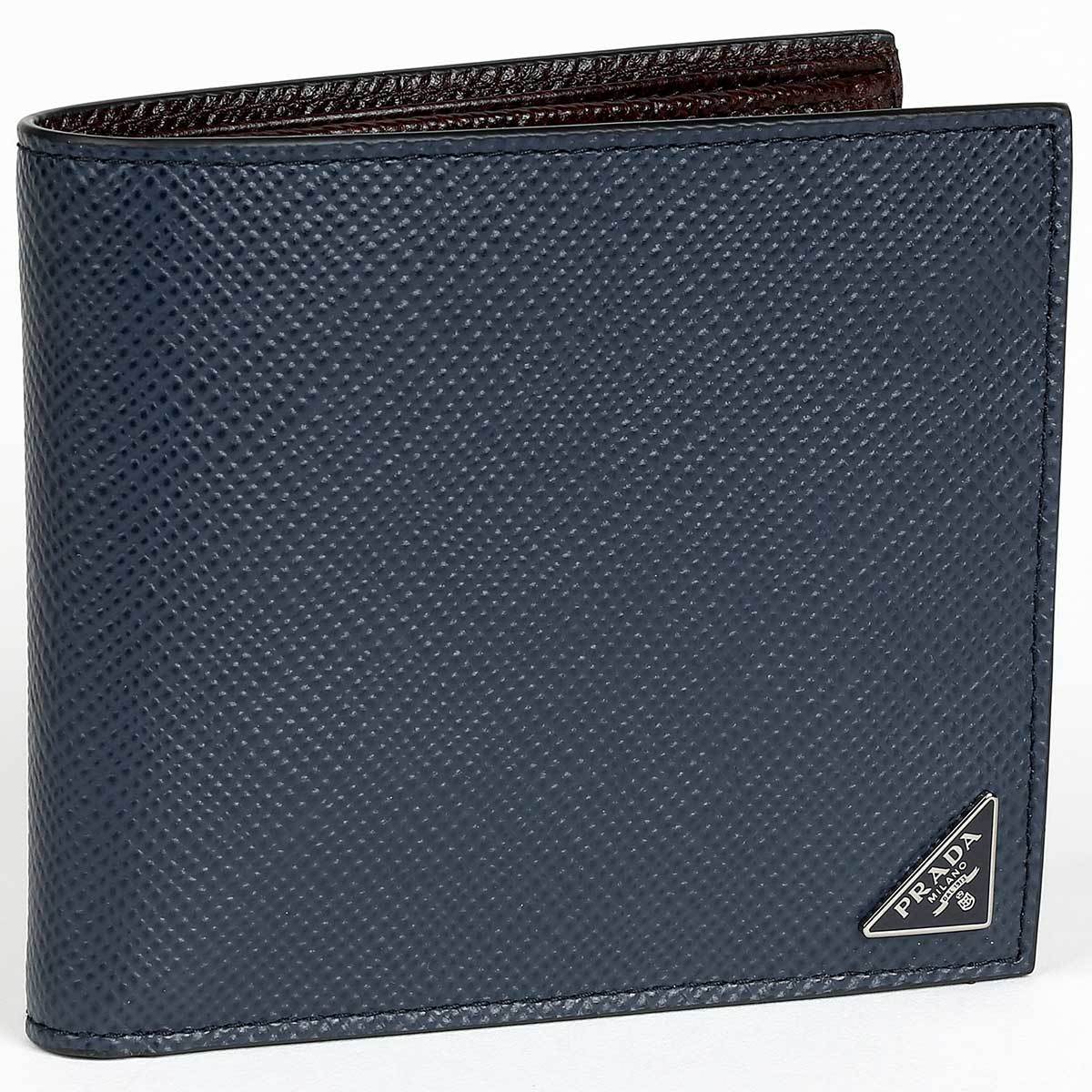 Prada Men's Navy Leather Wallet Costco UK