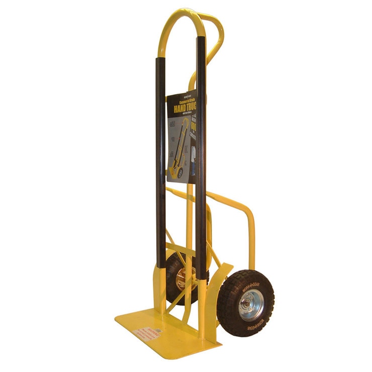 Olympia Tools Yellow Commercial Grade 800 lb/365 kg Capacity Hand Truck with Stair Gliders Olympia Tools Yellow Commercial Grade 800 lb/365 kg Capacity Hand Truck with Stair Gliders