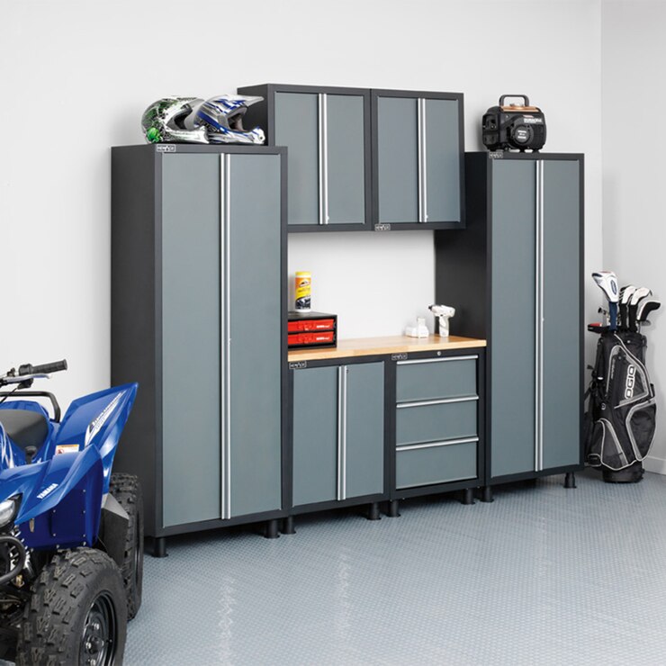 Newage Bold Series 24 Gauge Steel 7 Piece Cabinet Set Costco Uk