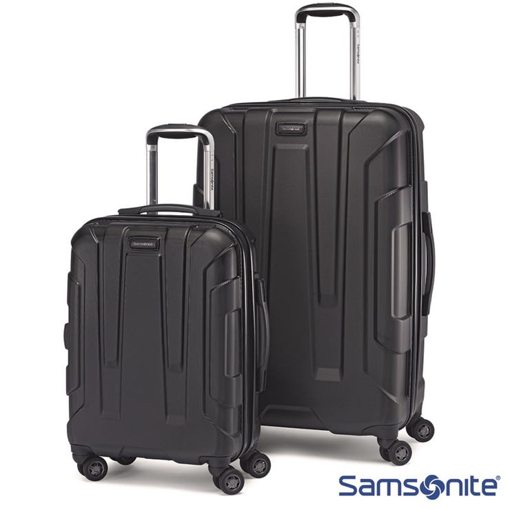 Samsonite Jaws 76cm + 55cm 2 Piece Luggage Set in Black | Costco UK