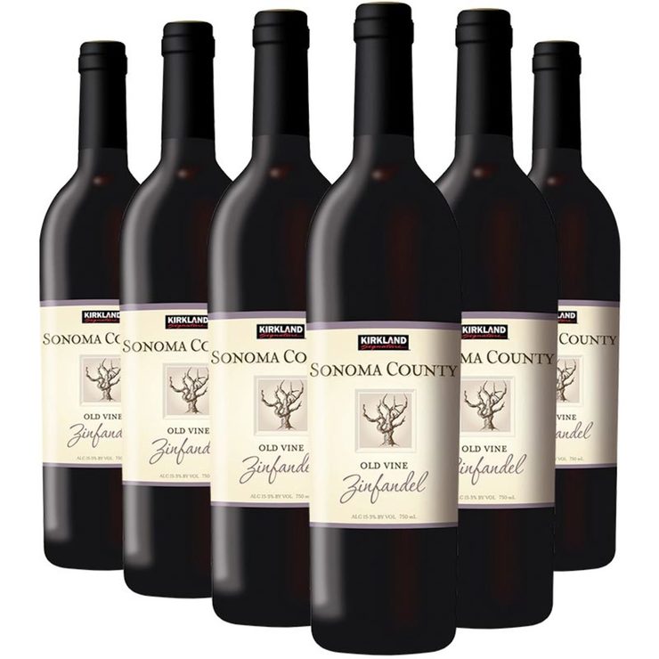 Kirkland Signature Sonoma County Old Vine Zinfandel 2014, 6 x 75cl