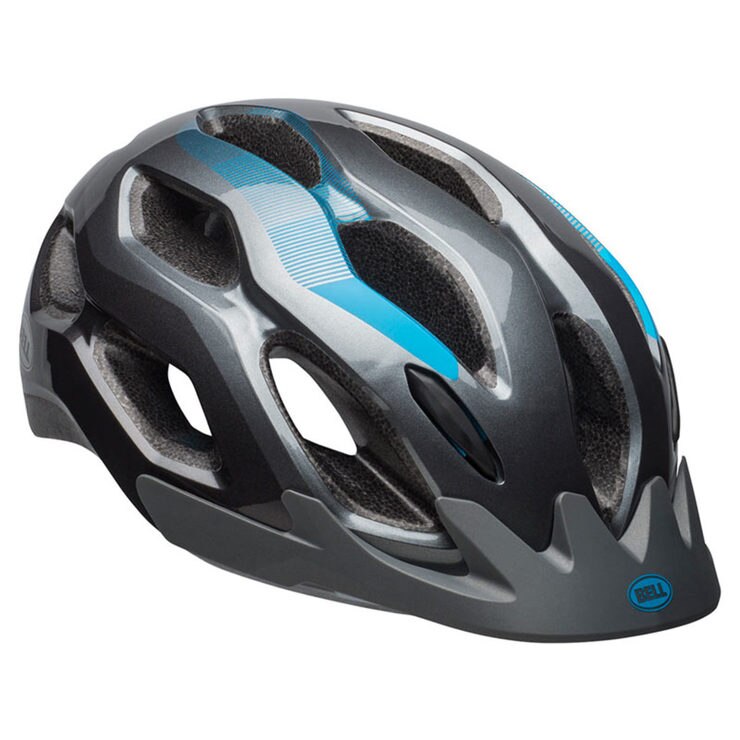 Bell Track Adult Bicycle Helmet (14+ Years) in Titanium/Blue Costco UK