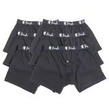 Pringle 2 x 3 - Pack William Men's Button Boxer Shorts in Black, Medium