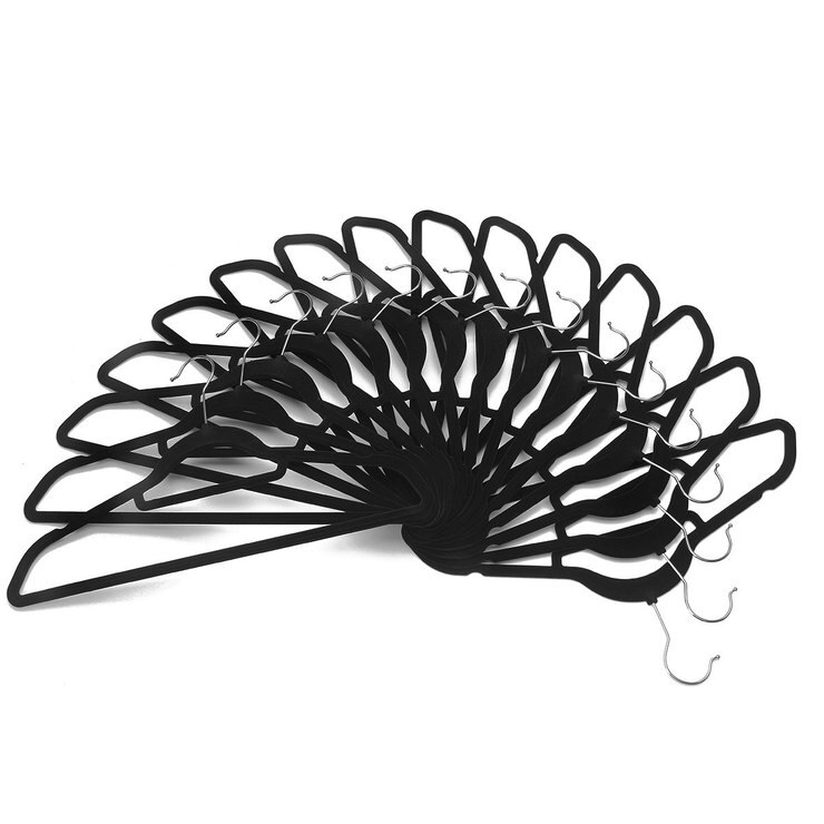 Duo Flocked NonSlip Space Saving Clothes Hangers 50 Pack Costco UK