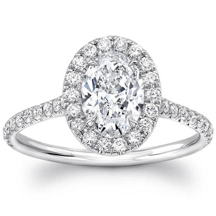 1 40ctw Oval Cut Diamond Engagement Ring Platinum Costco UK 1 40ctw Oval Cut Diamond Engagement Ring Platinum Costco UK