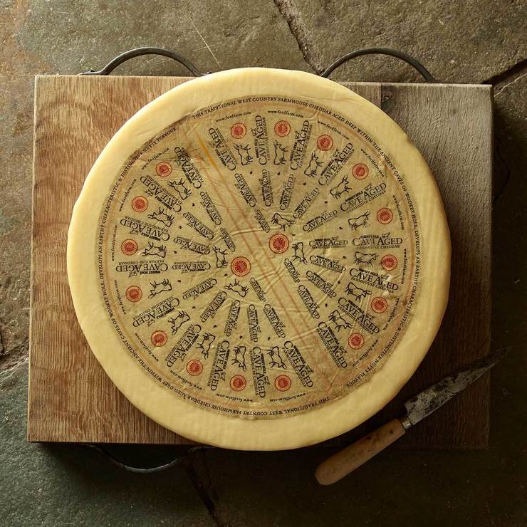 Mould Rinded Cave Aged West Country Farmhouse Cheddar, 6.75kg (Serves