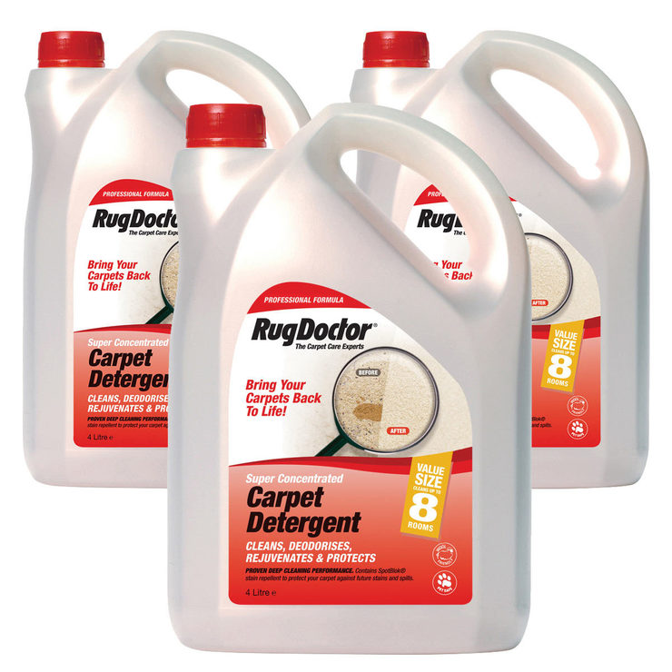 Rug Doctor 4l Carpet Detergent Pack Of, How Much Does Rug Doctor Cost To Hire Uk