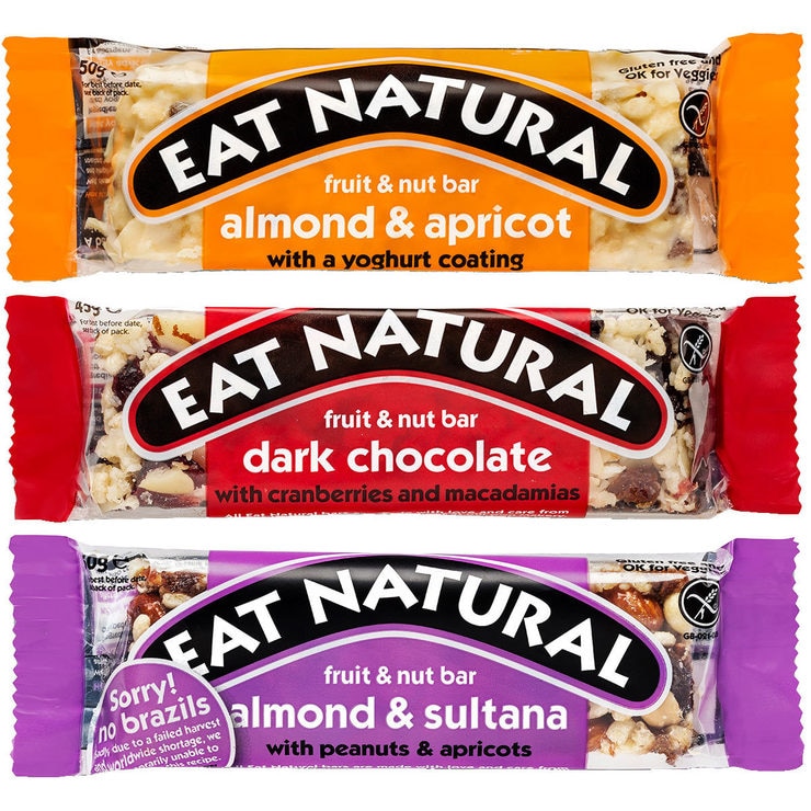 Eat Natural 20 Assorted Snack Bars, 1.1kg Costco UK