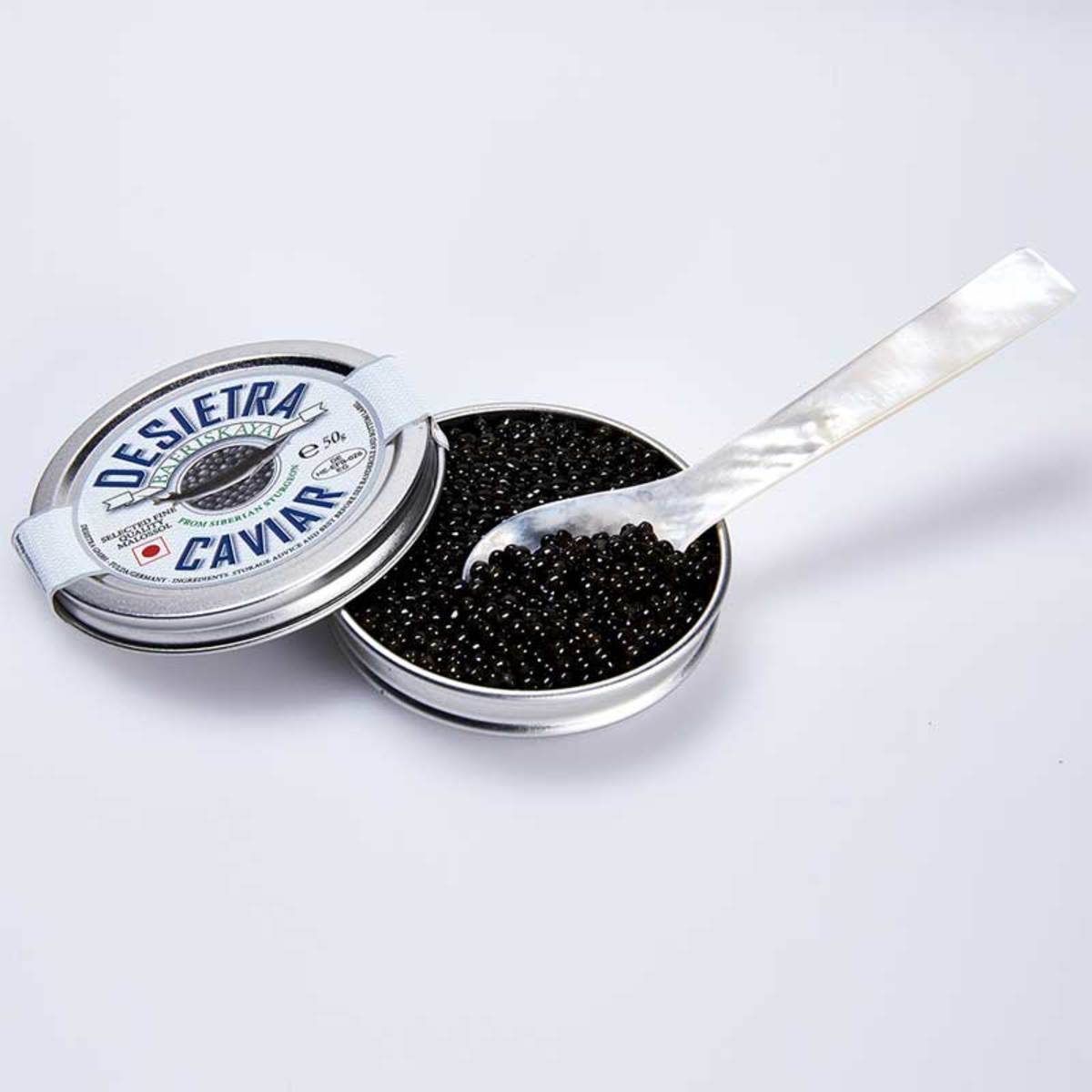 Desietra Acipenser Baeri Caviar from Siberian Sturgeon, 50g Costco UK
