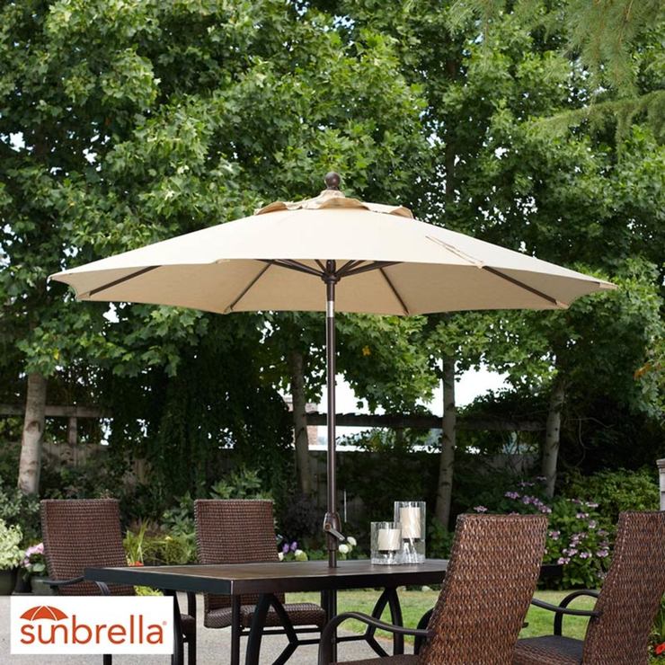 Activa 9ft (2.74m) Market Umbrella in Almond Costco UK
