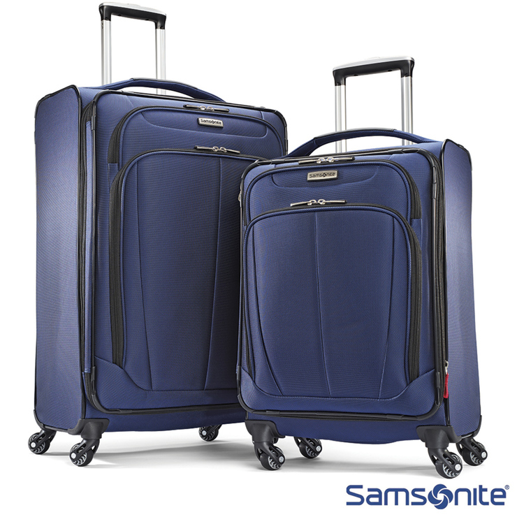 Samsonite Movelite Extreme 75cm + 56cm 2 Piece Suitcase Set in Blue ...