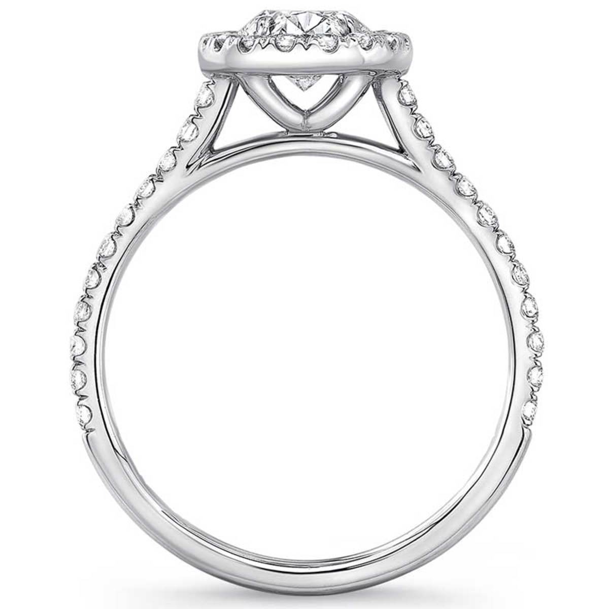 1.40ctw Oval Cut Diamond Engagement Ring, Platinum Costco UK