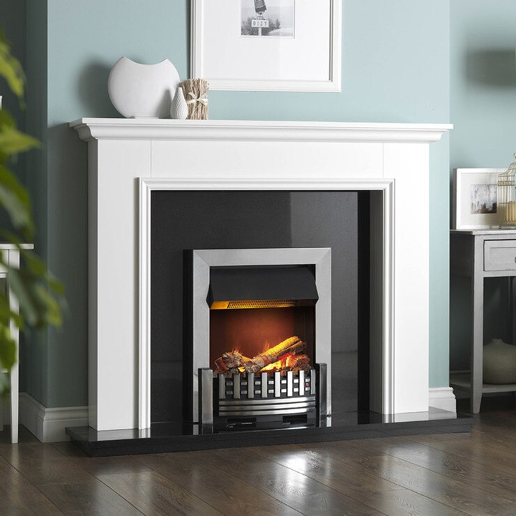 Dimplex Mansfield 2kw Chrome Optimyst Electric Inset Fire Costco Uk