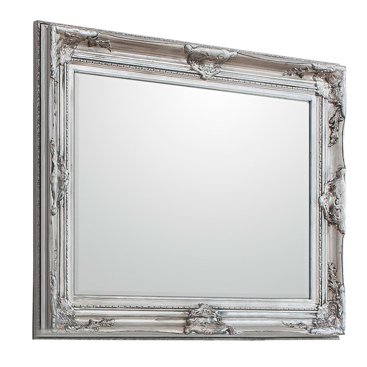 Gallery Harrow Rectangular Silver Mirror, 116cm x 85cm Costco UK