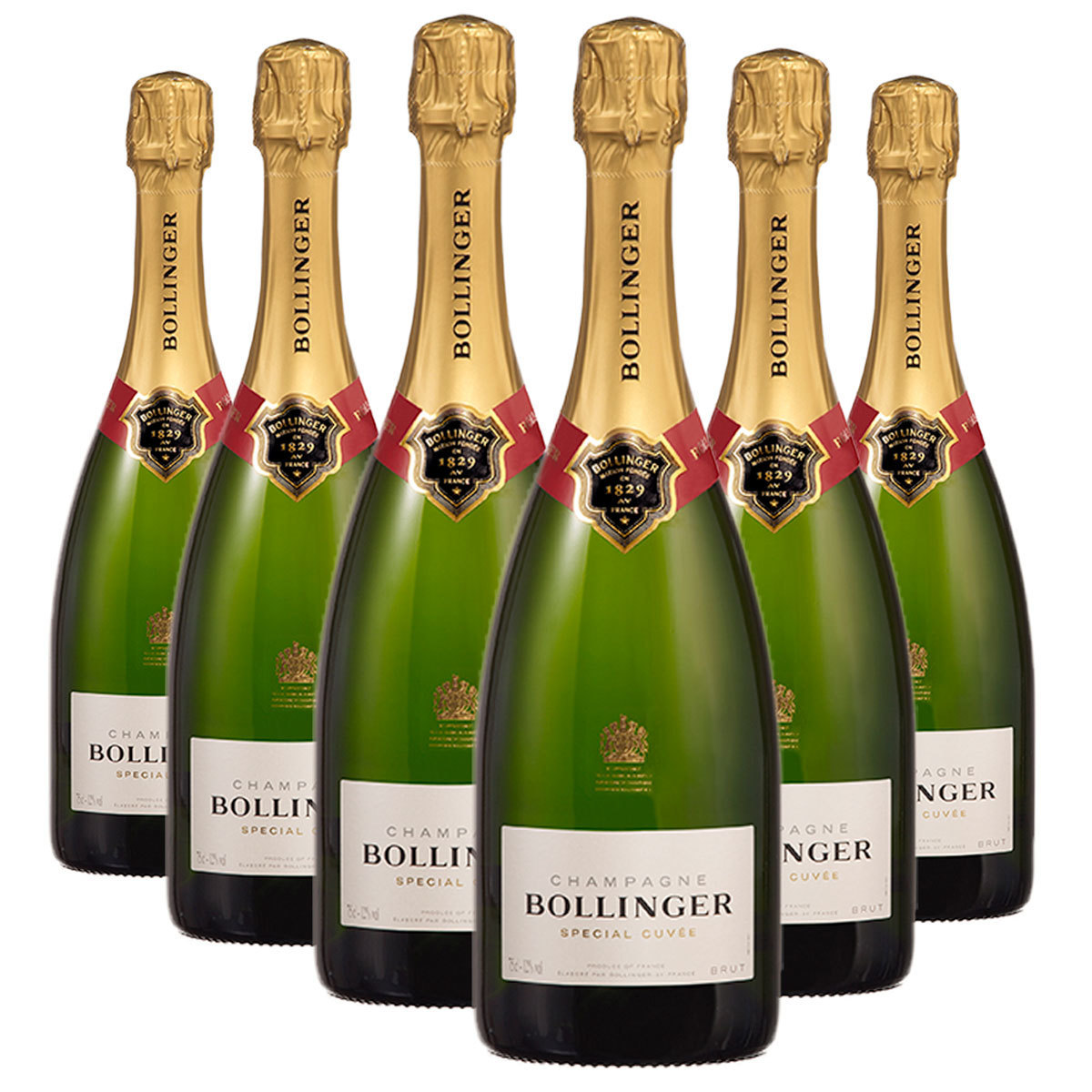 Bollinger Special Cuvée NV Champagne, 6 x 75cl with Gift Box