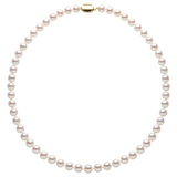 7.5-8mm Akoya Pearl Necklace in 18ct Gold