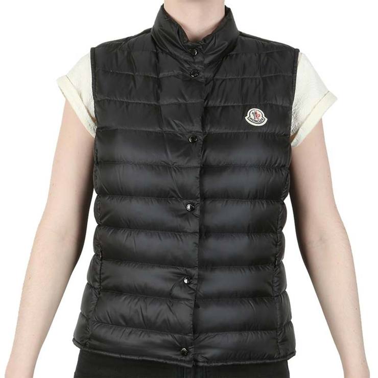 moncler liane gilet in black moncler liane gilet in black