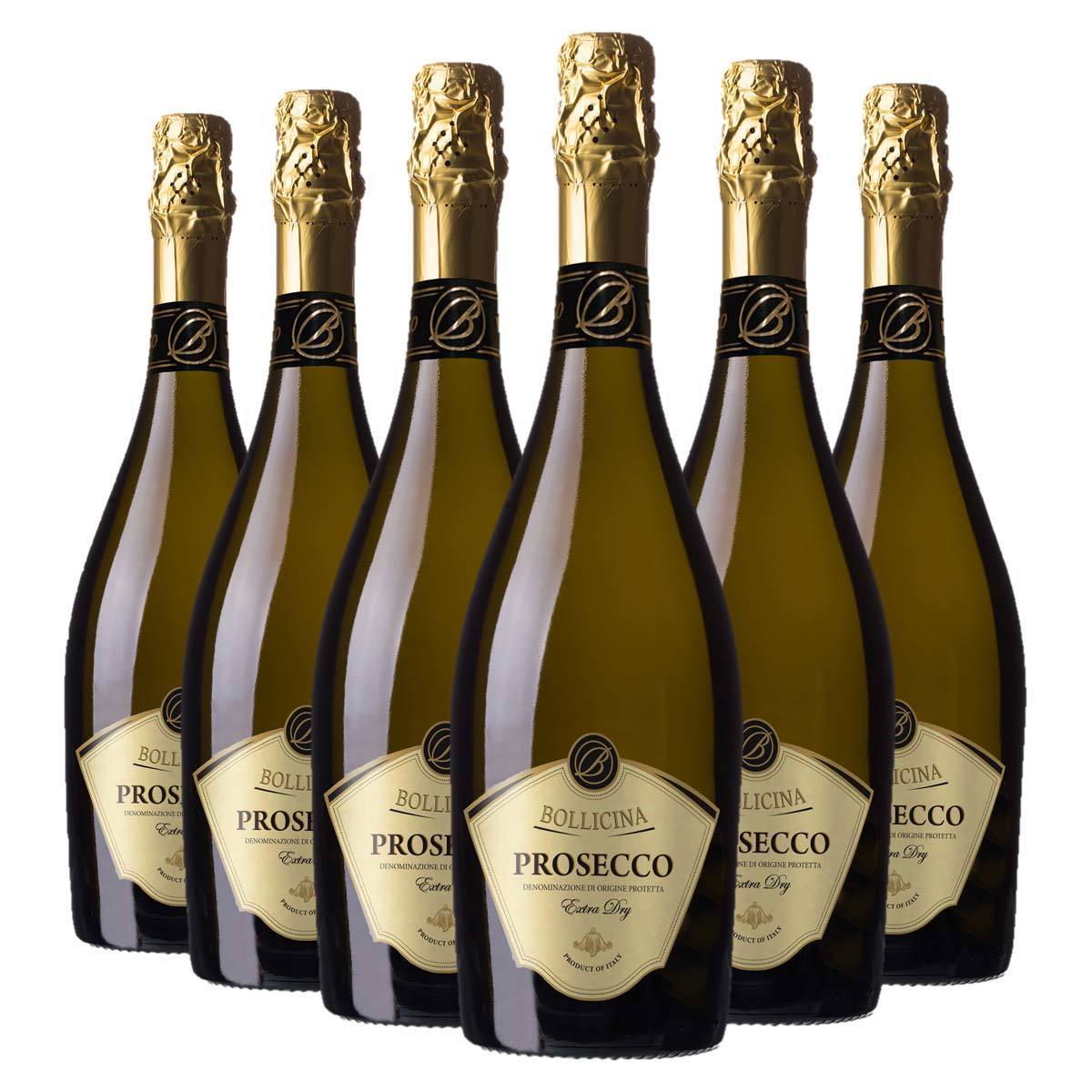 Bollicina Extra Dry Prosecco DOC, 6 x 75cl Costco UK