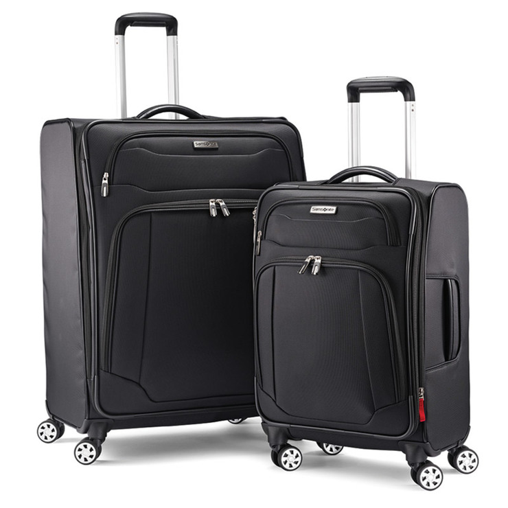 Samsonite StackIT 2 Piece Luggage Set in Black | Costco UK