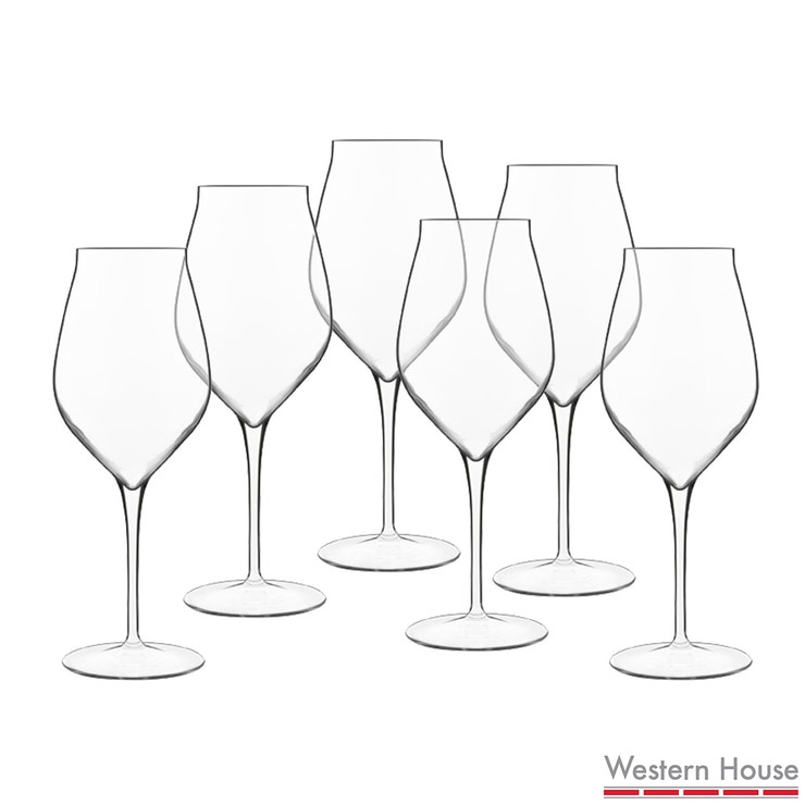 Luigi Bormioli Vinea Crystal Glass 450ml White Wine Glasses, 6 Pack Costco UK