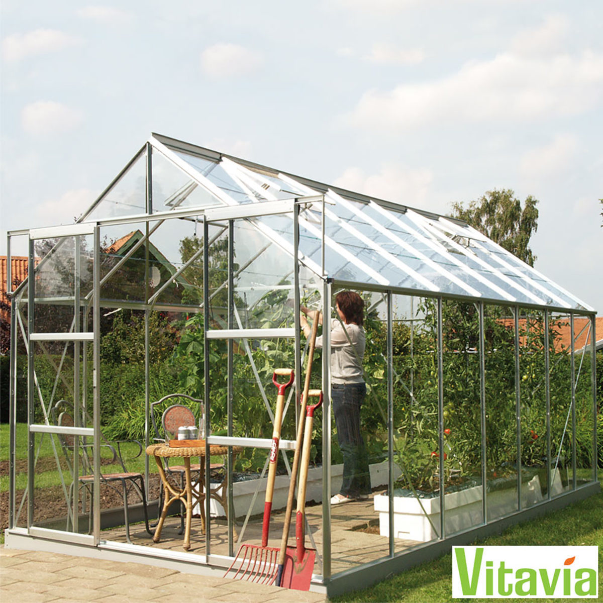 Vitavia Oregon 9900 8.5 X 12.5ft Greenhouse Package
