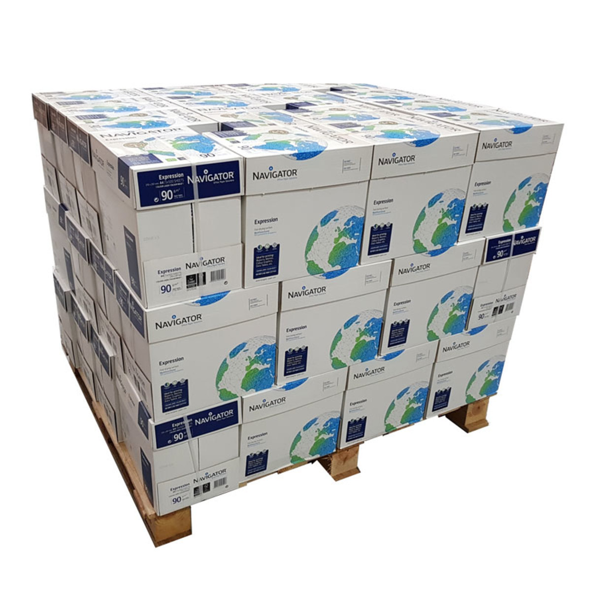 Navigator Expression A4 90gsm White Pallet of Paper - 120,000 sheets