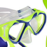 US Divers Youth Snorkel Set in Green, Large