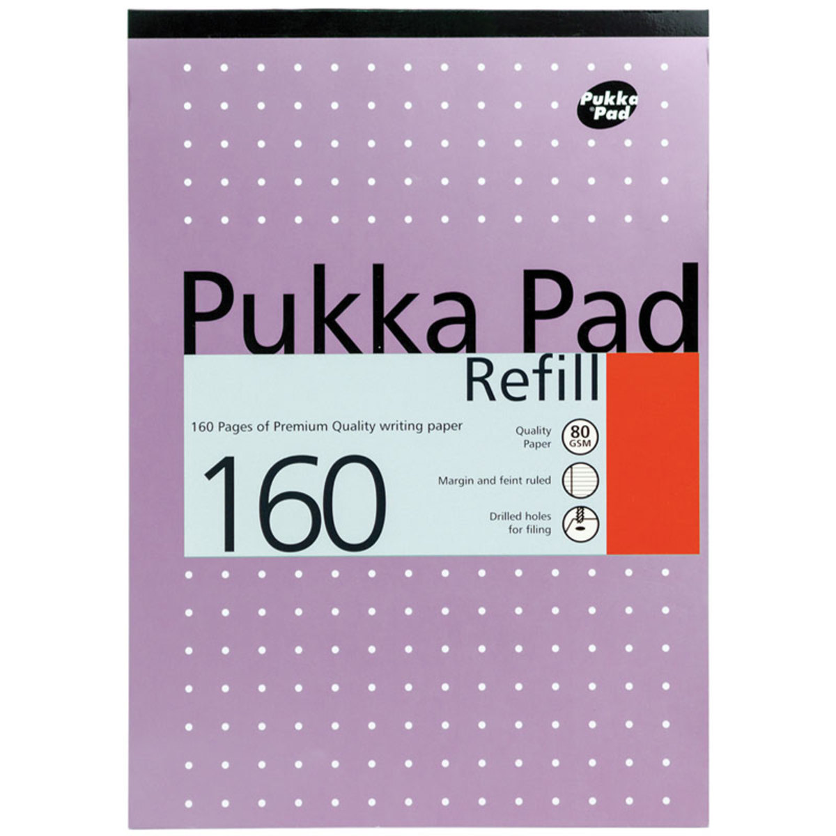 Pukka Pads A4 Headbound Refill Pad 80gsm 160 Pages - Pack of 12 Pads