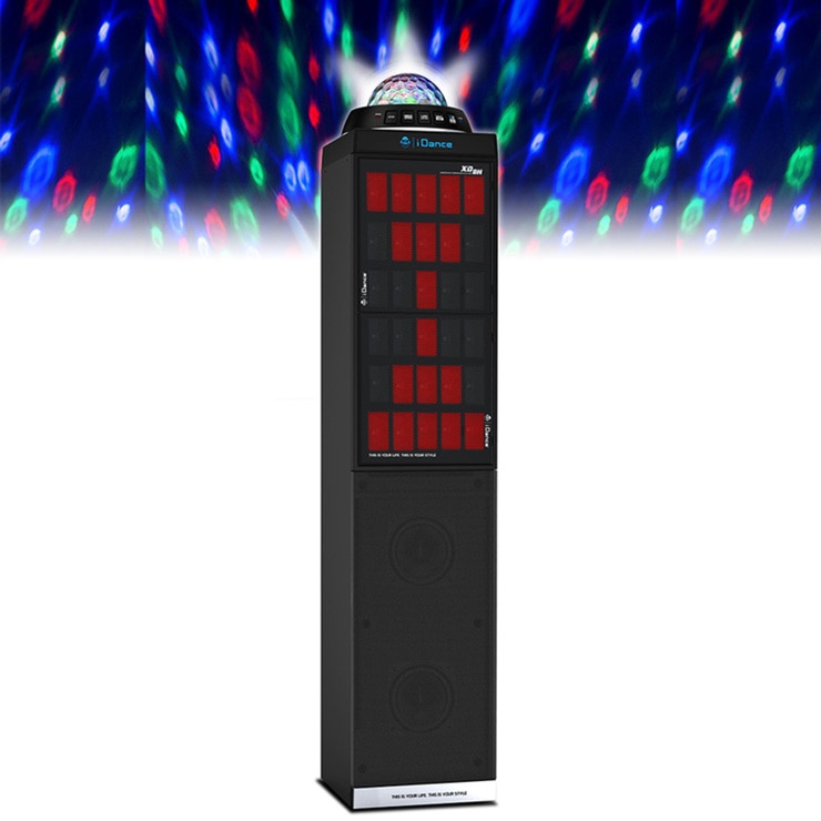 iDance Party Tower Bluetooth Speaker with Light Show Costco UK