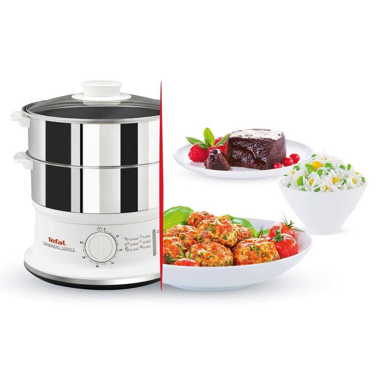 Tefal Convenient Series Stainless Steel Steamer VC145140 Costco UK