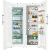 Miele K28202 D and FN 28262, Freestanding Fridge and Freezer Pair, F Rated in White