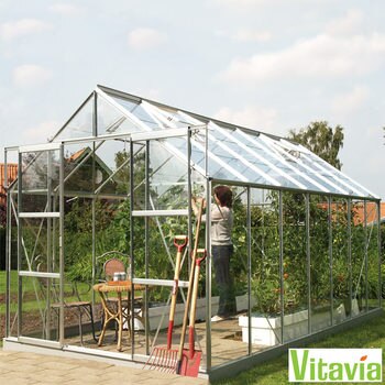 Vitavia Oregon 9900 8ft 4" x 12ft 4" (2.6 x 3.8 m) Greenhouse Package