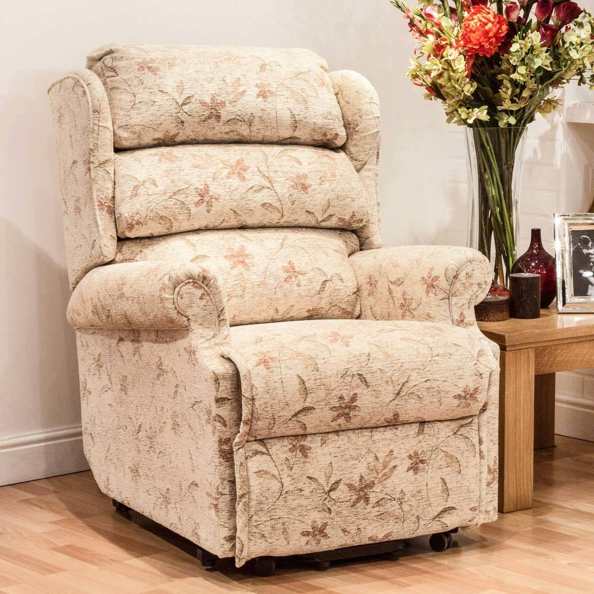 Buoyant Hampton Lift & Tilt Gents Size Armchair in Anna Beige