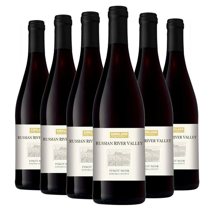 Kirkland Signature Russian River Valley Pinot Noir 2017, 6 x 75cl
