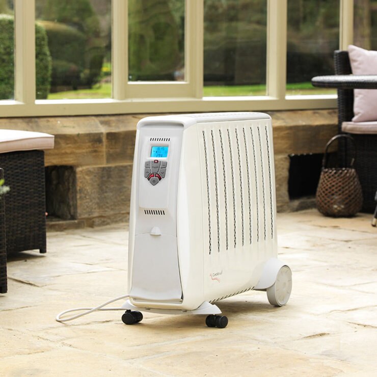 Dimplex 2kW Cadiz Eco Oil Free Radiator in White, CDE2ECC Costco UK