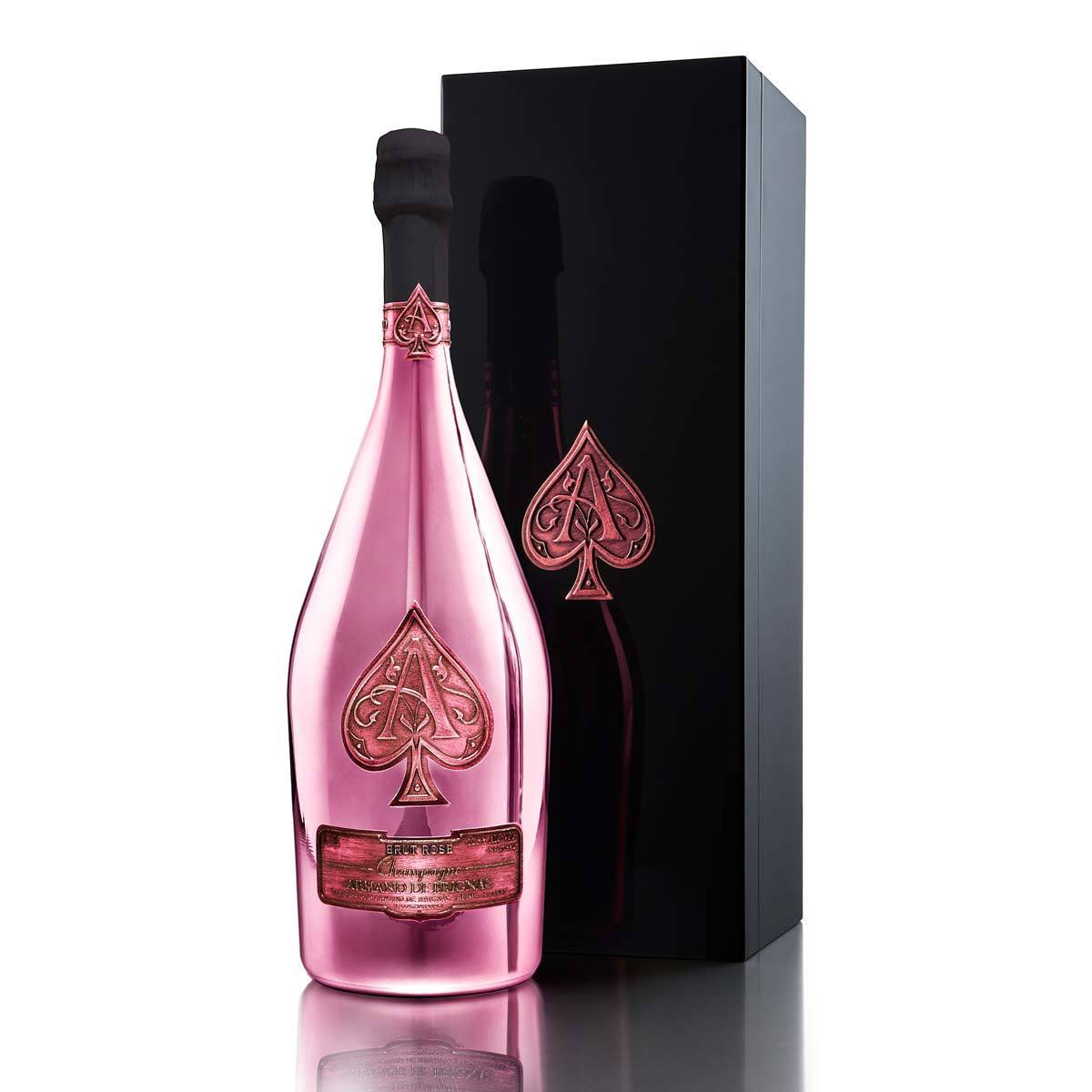 Armand de Brignac Brut Rosé NV Champagne MAGNUM, 1.5L with Gift Box
