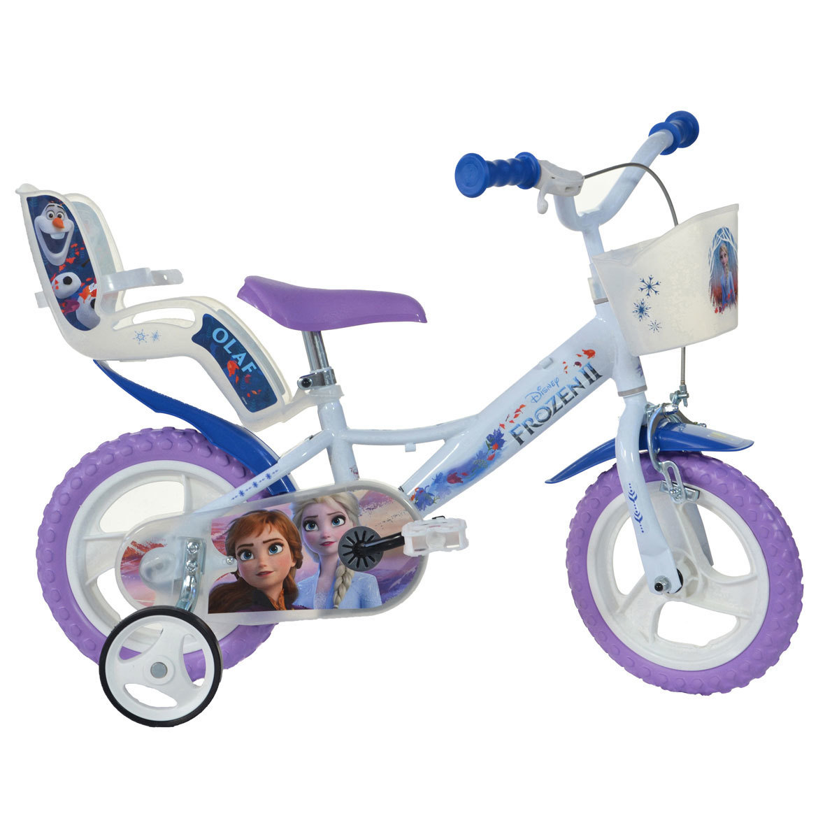 Dino Bikes Children's 12" (30.5cm) Licensed Character Bicycle - Frozen II (3+ Years)