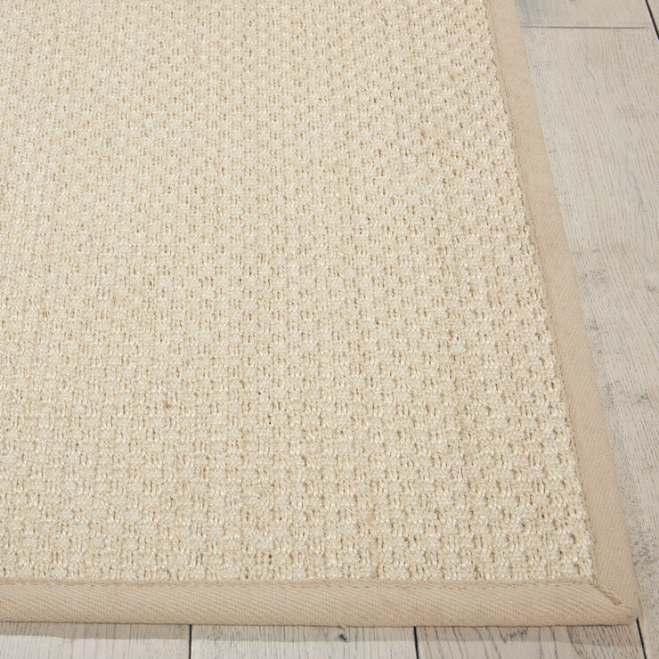 Braided Rug in Ivory, 213 x 152cm Costco UK